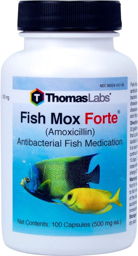 Thomas Labs Fish mox forte 100 Count : Trusted Pet Pharmacy ...